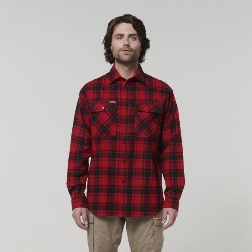 Picture of Hard Yakka Check Flannel Shirt- Long Sleeve